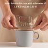 UtySty 2 Pack Portable Coffee Filter Paper Bag Holder Stand Adapter Pour Over Coffee Dripper for Hanging Ear Drip Coffee Bag Single Serve Disposable Drip Coffee Filter Ceramic Large Coffee Mugs view 3