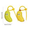 2-in-1 Banana Toothbrush Head Cover, Travel Protector Case Portable Toothpaste Capsule Holder Dustproof Hiking Camping Organizer view 3