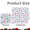 100 Pack Blue Gingham Cherry Napkins Cherry Birthday Party Supplies Pink Bows Napkins Gingham Cocktail Napkins for Baby Shower Bachelorette Decorations Cherry Theme Birthday Party Decor (100) view 4