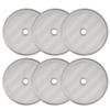 6 Pack French Press Replacement Filter Screens - 4 Inch Stainless Steel Mesh with Metal Center Ring for 34 Oz, 1000ml, 8 Cup French Press Coffee and Tea Makers view 1