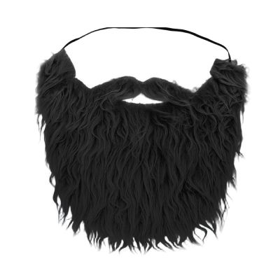 Dickly Halloween Beard False Whiskers for Adults and Teens Male Men, Black