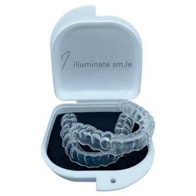 Teeth Whitening Trays Moldable - Custom Made DIY Home Dental Impression Kit with Reservoir - Long Lasting, BPA Free Teeth Whitening Kit for Whitening Teeth Bleaching, Fits Perfectly to Each Tooth
