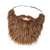 Harilla Halloween Beard Fake Mustache for Men Male Adults and Teens Disguise Game Party, Yellow view 1