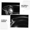 LOLIPPYY 3pcs Acrylic Face Wash Basin Portable Beauty Salon Facial Washing Bowl for Home Skincare view 3