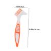 DEARMAMY 6pcs Denture Cleaning Brush Travel False Teeth Gum Denture Care Tool Portable Oral Cleaning Brush view 2