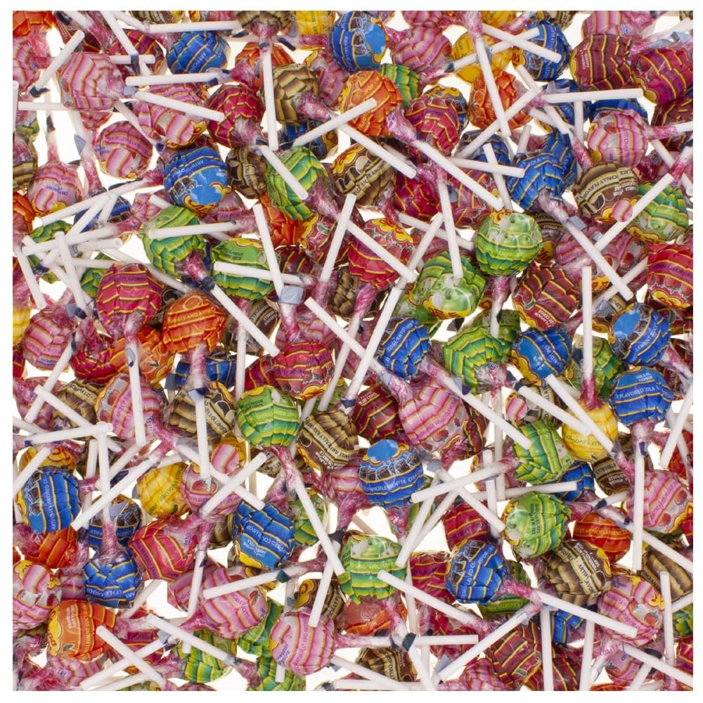 Assorted Flavour Lollipops Wheel 12g Best of Mix with Strawberry, Cherry, Orange, Raspberry, Cola, Strawberry-Cream & Vanilla - Chp (140 x Lollipops)