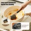 Soap Dispenser Brush, Kitchen Scrubber Tool, Ergonomic Dish Wand, Refillable Handle Durabled Bristles for Cleaning Tableware, Sink, Pan, Stove, Oven, 11.61x1.97x3.15 Inches view 3