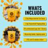 TeaJoy Fruit Bubble Tea Party Kit (20 Drinks) Party Kit Mango Boba with Passionfruit Juice | Just Add Water & Ice | Vegan-Friendly & Fun | Fruit Tea with Pearls & Boba Straws | Sip. Pop. Joy. view 3