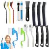 16 Pcs Crevice Cleaning Brush Set, Hard Bristle Gap Cleaning Tools with Scrapers & Wire Brush for Kitchen, Bathroom, Oven, Window Track, Tile Grout, Narrow Corners Cleaning view 1