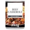 Beef Casserole, Rich & Meaty, 392g, Pack Of 2, Rich beef casserole featuring tender chunks of meat and vegetables in a thick, flavourful gravy, perfectly portioned at 392g per tin view 3