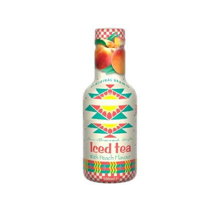 Variety flavours Juice Drink 500ml-Mango,Strawberry Lemonade,Fruit Punch Lemonade,Watermelon,Iced Tea Peach,Green Teaa,Iced Teaa Lemon,Blueberry WhiteTeaa-Arzn (06 Bottles, Iced Tea Peach)
