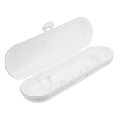 BAZEITFLOW Electric Toothbrush Storage Box Portable Case White Travel Toothbrush Holder Protective Cover for Outdoor Use