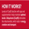 Food Supplement CoQ10, 100mg Orange Flavor, Gluten-Free, Vegan 60 Gummies view 3