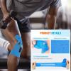 12 PCS Kinesiology Tape for Knee Pain Relief Pre-Cut Elastic Knee Tape Waterproof Sports Tape for Muscle Support & Joint Discomfort Durable Athletic Tapes view 4