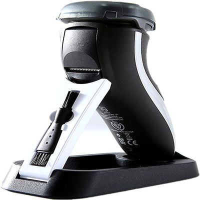 Foldable Shaver Storage Stand - Space-Efficient Electric Razor Holder with Anti-Slip Base, Perfect for Bathroom Counter or Travel Use