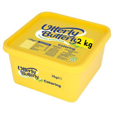 Utterly Butterly Catering Spread, 70% Less Saturated Fat Than Butter (2kg tub)