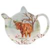 The Leonardo Collection Highland Cow Teabag Tidy for Kitchen | Lovely Kitchen Accessories for Home | Reusable Tea Bag Holder for Daily Use | Durable Tea Bags for Home & Office view 1