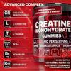 High-Potency Creatine Monohydrate Gummies 8000mg - L-Carnitine + Taurine for Training Support - Mixed Berry Vegan Pre-Workout - Sustained Energy & Muscle Recovery - Sugar Free, 120 Count view 3