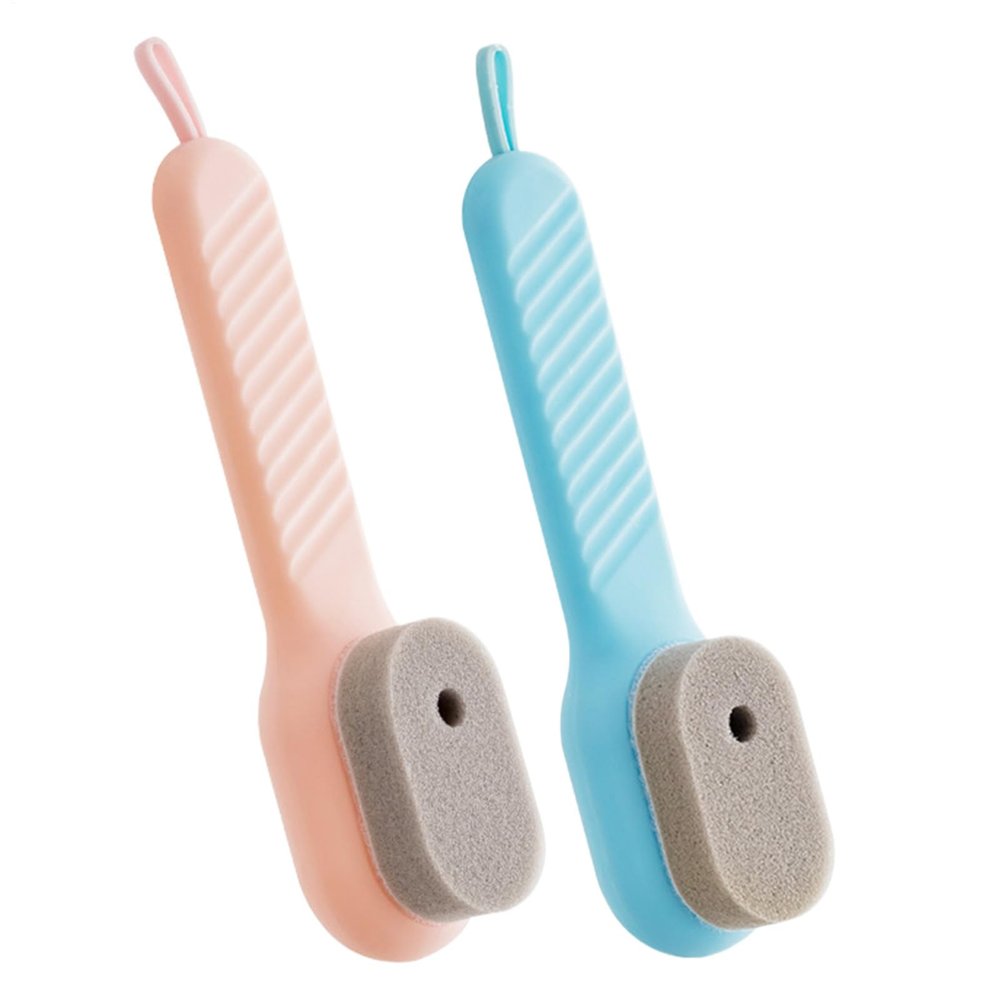 Shoe Brush, Multifunctional Sneaker Scrubber with Replaceable Soap Dispenser 40 g, Cleaning Brush, for Leather Canvas Sneakers Boots Shoes Bags Furniture Travel or Home Use