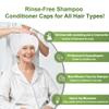Waterless Shampoo Caps for Bedridden Patients and Elderly Rinse Free Hair Washing Shower Caps for Post-operative Procedures Hospital Camping Pack of 10 view 2