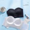 White Seamless Strapless Bras for Women 2PC Front Fastening Bra Stretchy Non-Slip Tube Bralettes Mesh Comfy Bandeau Tube Tops Sexy Bust Bustier Underwear view 3