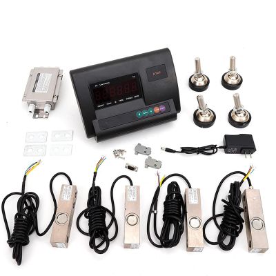 XUXIAO Livestock Scale Kit, Cell Scale Kit with Load Cells and Stainless Steel Junction Box, Animal Scale kit, Floor Scale kit, for Cattle Pigs Sheep Goats