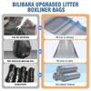 15L Small Trash Bags,Durable Drawstring Garbage Can Liners with Leak - Proof Design for Bathroom, Office & Home17.5" x 20" (75 Count) view 3