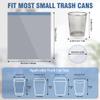 15L Small Trash Bags,Durable Drawstring Garbage Can Liners with Leak - Proof Design for Bathroom, Office & Home17.5" x 20" (75 Count) view 4