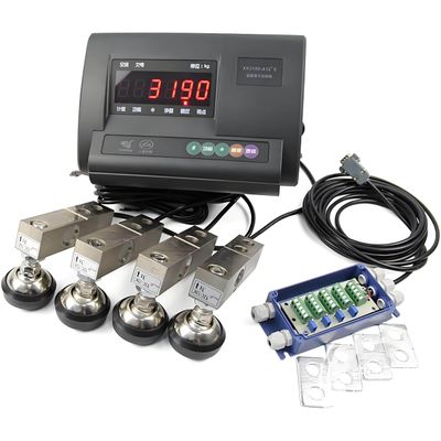 XUXIAO 5T Livestock Scale Kit, High Precision Livestock Scale Kit, 4 Load Cells, LED Display, Animal Scale Kit, for Cattle Sheep Pigs Animal Pallet Scale