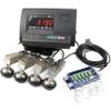 XUXIAO 5T Livestock Scale Kit, High Precision Livestock Scale Kit, 4 Load Cells, LED Display, Animal Scale Kit, for Cattle Sheep Pigs Animal Pallet Scale view 1