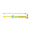 FOMIYES 2 Sets Boys and Girls Boy Girl Toothbrushes Soft Bristles Manual Number Handle for Teeth Oral Health Travel Toothbrush view 2
