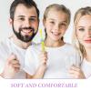 FOMIYES 2 Sets Boys and Girls Boy Girl Toothbrushes Soft Bristles Manual Number Handle for Teeth Oral Health Travel Toothbrush view 3