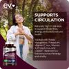 Beetroot Complex & L-Citrulline 10,000mg | 180 Capsules | High Strength | Nitric Oxide Booster to Support Circulation for Energy & Daily Wellness | Vegan, Non-GMO, UK Made, 3 Months | EVO NUTRITION view 4
