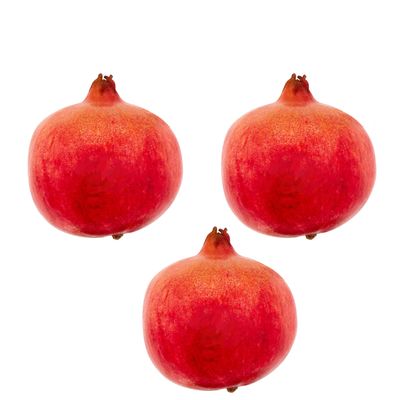 Katsy Style Pomegranates - Pack of 3, Fresh and Juicy, High in Vitamin C, Healthy Snack, Great for Juices, Salads, and Snacking