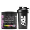 Applied Nutrition Bundle ABE Pre Workout 375g + ABE Black Shaker 400ml | All Black Everything Pre Workout Powder, Energy Drink, Physical Performance, Creatine, Beta Alanine, Caffeine (Sour Gummy Bear)