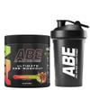 Applied Nutrition Bundle ABE Pre Workout 375g + ABE Black Shaker 400ml | All Black Everything Pre Workout Powder, Energy Drink, Creatine, Beta Alanine, Caffeine (Strawberry Mojito)