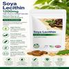 Lecithin 1200mg Softgel Capsules | SOYA Lecithin for Brain, Liver and Heart Health Support (Pack of 30) view 2