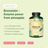 Vegavero Bromelain 650 mg | High Strength - 2500 GDU/g | Gastro-Resistant DrCaps | NO Additives, Lab-Tested | Pure Pineapple Enzyme | 240 Capsules | Vegan view 2
