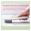 Soft Bristle Long Handle Shoe Brush - Versatile Cleaning Tool for Shoes, Clothes, and Floors(Cream) view 4