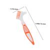 Didiseaon 6pcs Double-Sided Denture Cleaning Brush Portable for Travel Elderly Oral Care False Teeth Scrubber view 2