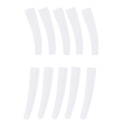 BRRNOO Soft Silicone Eyelashes Grafting Accessories Tweezers Protective Cover, Transparent Anti-dust Non-Slip, 10 Pcs/Pack, Beauty Salon Accessories, Personal Use