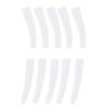 BRRNOO Soft Silicone Eyelashes Grafting Accessories Tweezers Protective Cover, Transparent Anti-dust Non-Slip, 10 Pcs/Pack, Beauty Salon Accessories, Personal Use