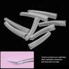 BRRNOO Soft Silicone Eyelashes Grafting Accessories Tweezers Protective Cover, Transparent Anti-dust Non-Slip, 10 Pcs/Pack, Beauty Salon Accessories, Personal Use view 2