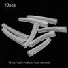 BRRNOO Soft Silicone Eyelashes Grafting Accessories Tweezers Protective Cover, Transparent Anti-dust Non-Slip, 10 Pcs/Pack, Beauty Salon Accessories, Personal Use view 3