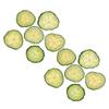 VALICLUD Dried Pressed Cucumber Slices Not Easy to Oxidize Shiny Textured Effect 12pcs Lightweight Plant Material for DIY Crafts for Phone Case Decoration and Handmade Projects view 1