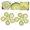 VALICLUD Dried Pressed Cucumber Slices Not Easy to Oxidize Shiny Textured Effect 12pcs Lightweight Plant Material for DIY Crafts for Phone Case Decoration and Handmade Projects view 2