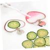 VALICLUD Dried Pressed Cucumber Slices Not Easy to Oxidize Shiny Textured Effect 12pcs Lightweight Plant Material for DIY Crafts for Phone Case Decoration and Handmade Projects view 4