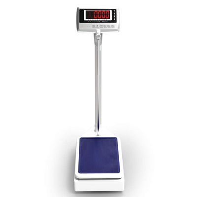 Digital Body Scale with Retractable Height Rod, Electronic Column Scale for Accurate Weight and Height Measurement, Ideal for Home Health Monitoring