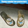 Thong Sandal Toe Protectors, Toe Protectors for Flip-Flop, Shock-Absorbing Transparent Pads Self-Adhesive Washable Separators Support Breathable for Beach Women Outdoor Men view 2