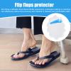Thong Sandal Toe Protectors, Toe Protectors for Flip-Flop, Shock-Absorbing Transparent Pads Self-Adhesive Washable Separators Support Breathable for Beach Women Outdoor Men view 3